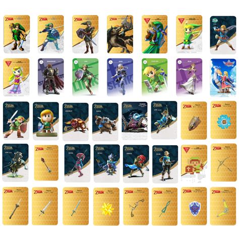 all legend of zelda nfc cards|Zelda nfc amiibo cards.